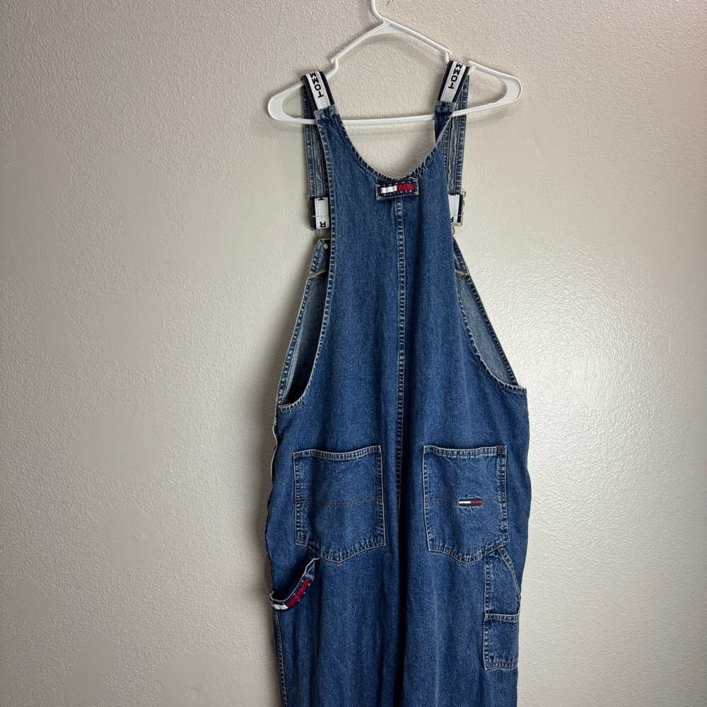 Tommy Hilfiger Jeans Vintage Overalls 90s Size Large - Picture 5 of 10